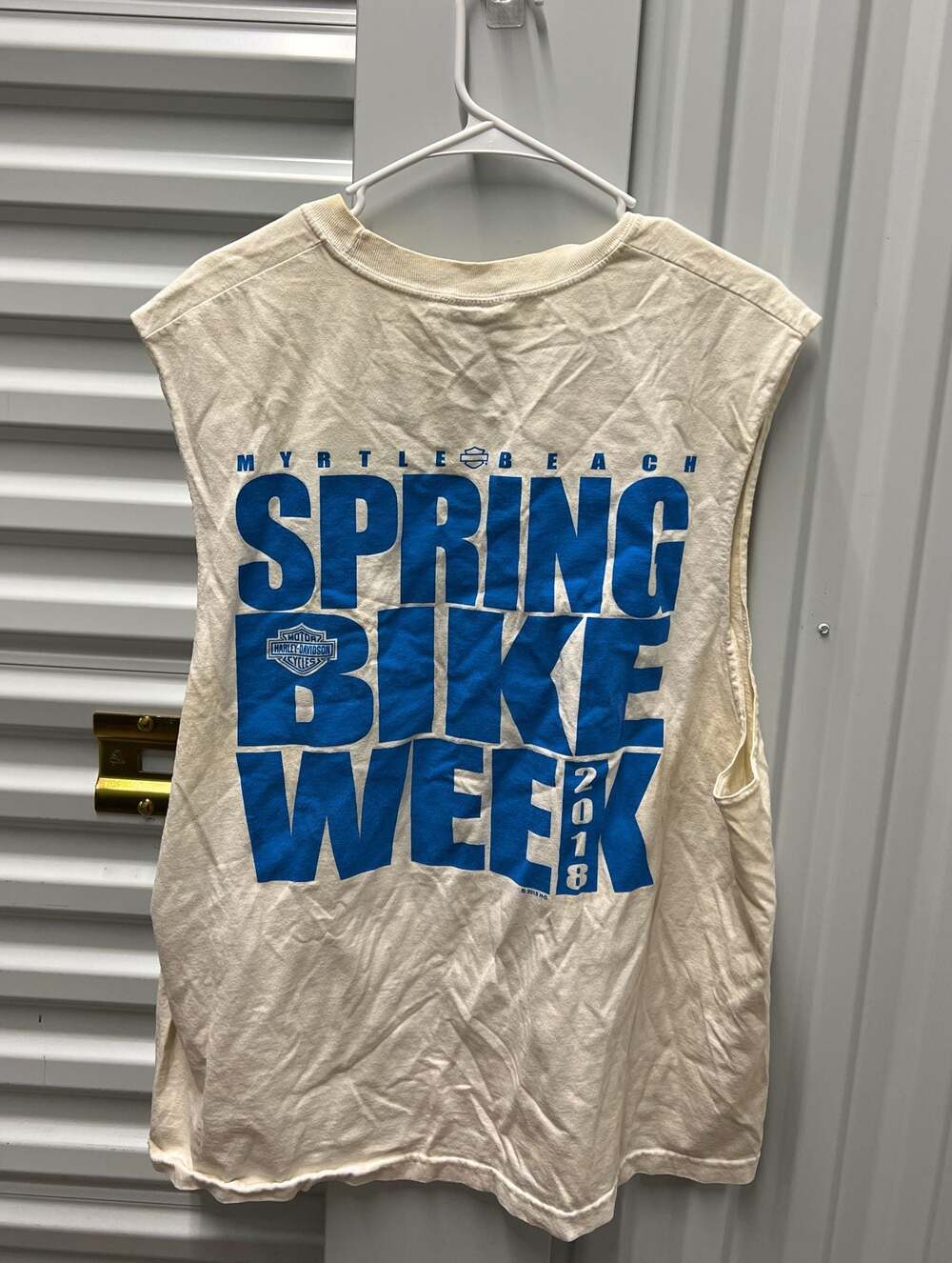 Harley Davidson Myrtle Beach Spring Bike Week 2018 Sleeveless T-Shirt Men's 2XL